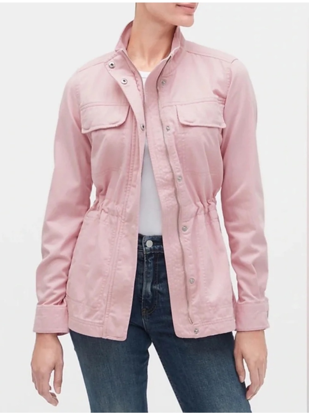 Gap Light Pink Women's Utility Jacket